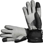 Heated Gloves for Men Women, Winter Raynauds Disease Waterproof & Windproof Work Gloves, Motorcycle Hunting Fishing Riding (Large)