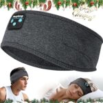 Sleep Headphones - Bluetooth Headband for Sleeping, Wireless Music Sleeping Headphones with Ultra-Thin Speakers Perfect for Side Sleepers,Running,Workout,Jogging,Yoga,Travel
