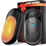 Miaton Electric Hand Warmers Rechargeable 2 Pack, 6000Mah Portable Pocket Warmer Reusable Hand Warmer Battery Operated Heater, Men Women Gifts for Chrismas, Outdoor Camping, Hunting Gear