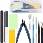 Rustark 10Pcs Model Tools Craft Set Modeler Building Kit for Gundam Basic Model Assembling, Building and Repairing