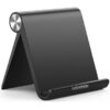 UGREEN Tablet Stand Holder Adjustable Protable Desktop Holder Dock Compatible for iPad 10.2 iPad Pro 11 Inch iPad 9.7 iPad Mini 5 4 3 2 iPad Air Nintendo Switch iPhone 13 12 Pro Max 11 XS XR Black