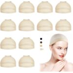 Dreamlover Stocking Wig Caps, Nude Wig Caps for Lace Front Wigs, 12 Pieces