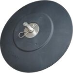 Brocraft Ice Auger Adapter with 9.5" Stopper Disc/Stainless Steel - Ice Auger Drill Adapter/Ice Auger Stop Disc