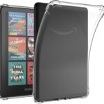 Aircawin for 7'' All-New Kindle Paperwhite 12th Gen 2024 & Kindle Colorsoft Signature Edition,Clear Case for Kindle Paperwhite 12th Generation 2024 7 inch Soft TPU Back Cover-Clear