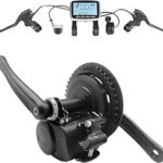 TSDZ2B 48V 500W Mid Drive Motor Kit Torque Sensor Electric Bike DIY Concversion Kit Ebike Central Engine for Bottom Bracket 68-73mm Mountain Bike City/Road Bicycle