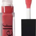 e.l.f. Glow Reviver Lip Oil, Nourishing Tinted Lip Oil For A High-shine Finish, Infused With Jojoba Oil, Vegan & Cruelty-free, Rose Envy