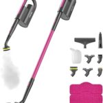 Schenley Steam Mop Cleaner with Detachable Handheld Steamer for Cleaning Hardwood, Laminate Floor, Tiles and Grout, with 7-in-1 Multi-purpose Accessories and Washable Microfiber Pads