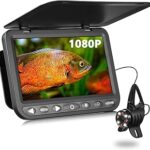 FishPRO Upgrade (HD1080P) Underwater Fishing Camera 7''- (NO Need Learn) Ice Fishing Camera Underwater w/ 10,000mAh Li-Battery, USB-C, MOQCQGR Portable Fish Finder for Lake Ice Fishing 25m/82ft