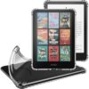 MoKo Case for All-New 7" Kindle Paperwhite(12th Generation-2024) ebook Reader and Kindle Colorsoft Signature Edition 2024, Ultra Thin Clear Flexible Transparent TPU Skin Bumper Back Cover Shell, Clear