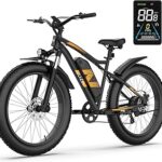 Electric Bike, 26"x4.0" Fat Tire Electric Bike, 1500W Motor, 48V 14.5Ah Removable Electric Mountain Bike, 45KM/H Top Speed, E Bike for Adults with 7 Speed and Dual Suspension