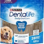 DentaLife Daily Oral Care Dog Treats for Large Breed Dogs - 920 g Pouch (1 Pack)